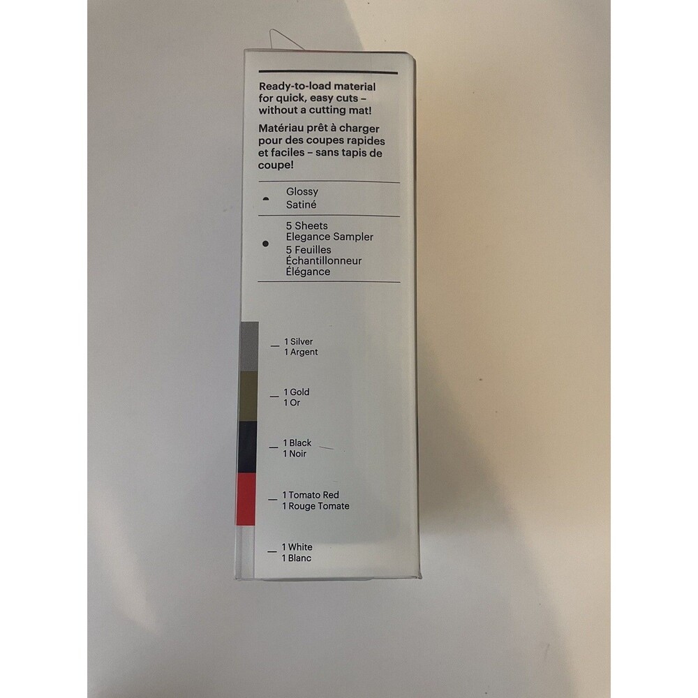 Bundle Of 3 Cricut Joy Permanent Smart Glossy Vinyl Silver Green Black White Red - Picture 4 of 4